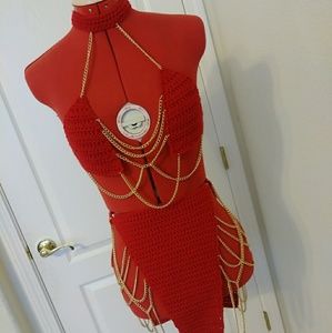 Sexy Crochet & Chain (2 piece)